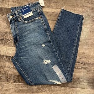 Old Navy Women's Dark Blue Skinny Jeans